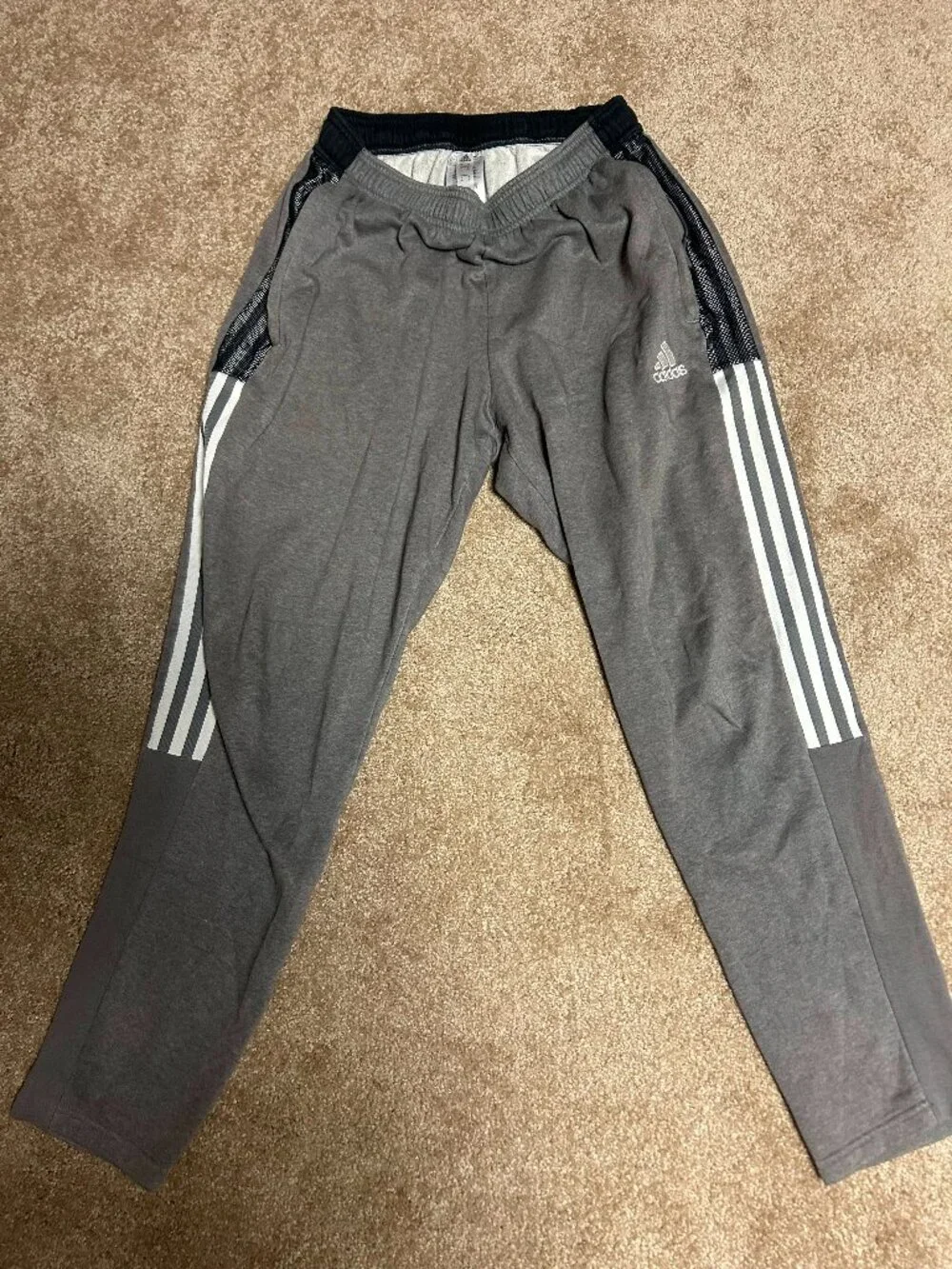 Adidas grey sweatpants medium